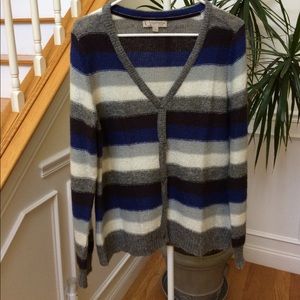 Comma Casual Identity Sweaters | Comma Casual Identity Cardigan Multicolor Stripes | Color: Blue/Gray | Size: 6 | Willow2019sep's Closet